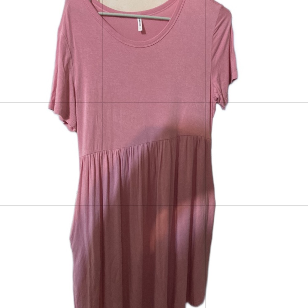 Pink Dress, size Large with pockets